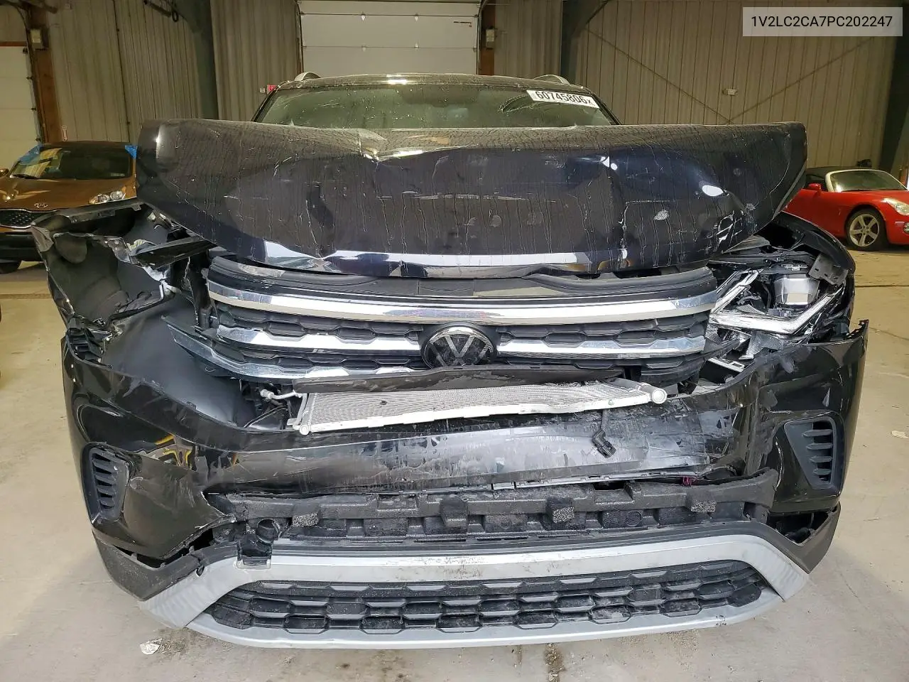 2023 Volkswagen Atlas Cross Sport Se VIN: 1V2LC2CA7PC202247 Lot: 60745806