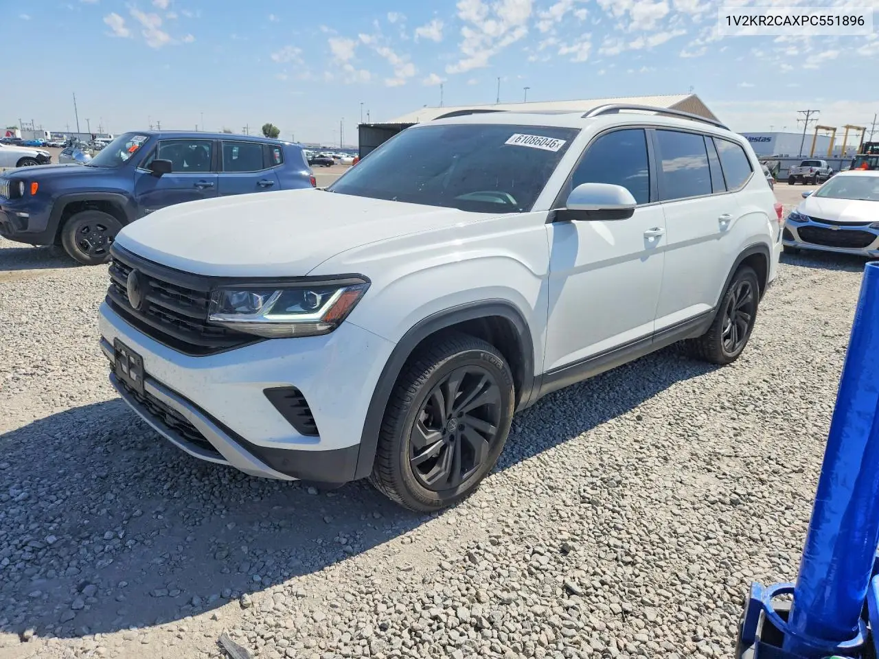 2023 Volkswagen Atlas Se VIN: 1V2KR2CAXPC551896 Lot: 61086046