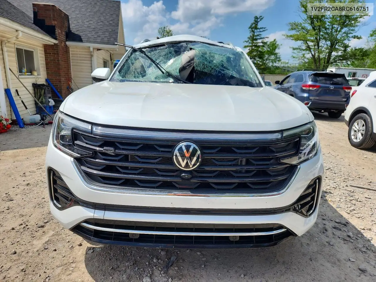 2024 Volkswagen Atlas Sel Premium R-Line VIN: 1V2FR2CA8RC616751 Lot: 54234786