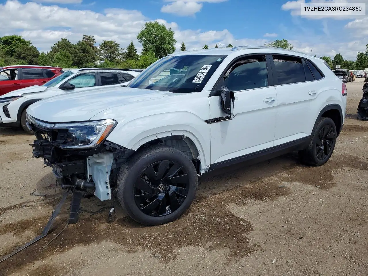 2024 Volkswagen Atlas Cross Sport Se VIN: 1V2HE2CA3RC234860 Lot: 54254126