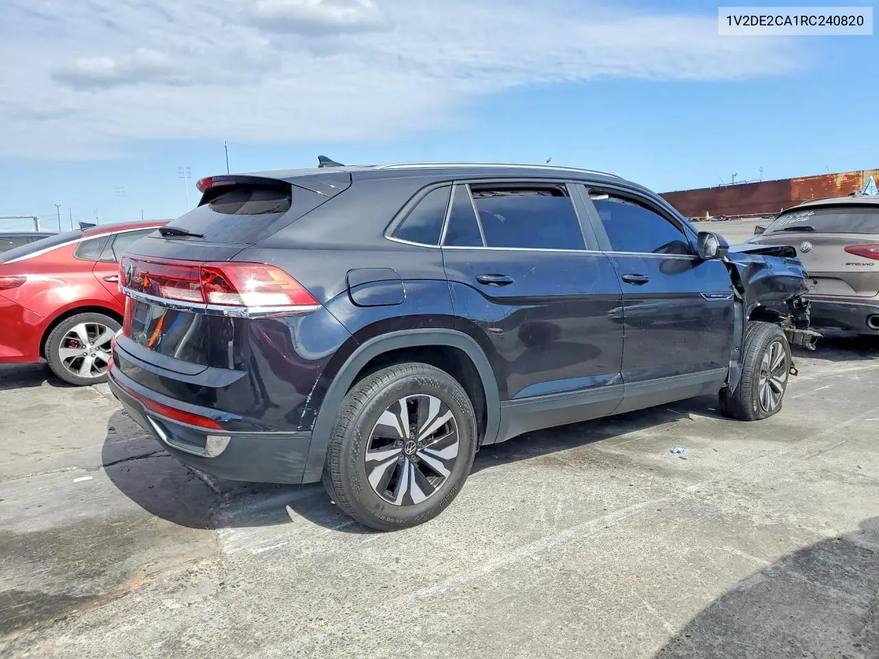 2024 Volkswagen Atlas Cross Sport Se VIN: 1V2DE2CA1RC240820 Lot: 54669086