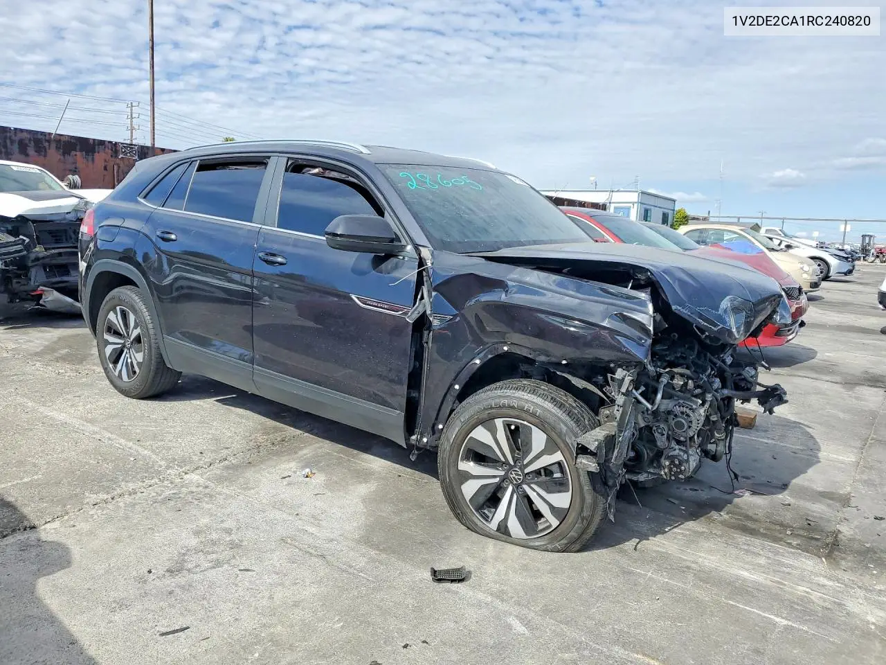 2024 Volkswagen Atlas Cross Sport Se VIN: 1V2DE2CA1RC240820 Lot: 54669086