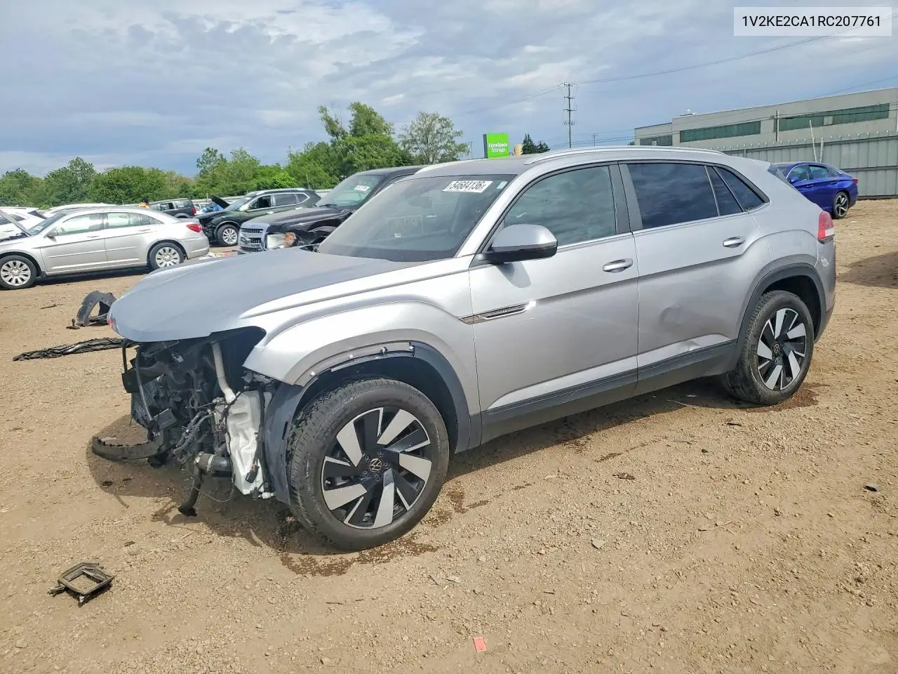 2024 Volkswagen Atlas Cross Sport Se VIN: 1V2KE2CA1RC207761 Lot: 54684136