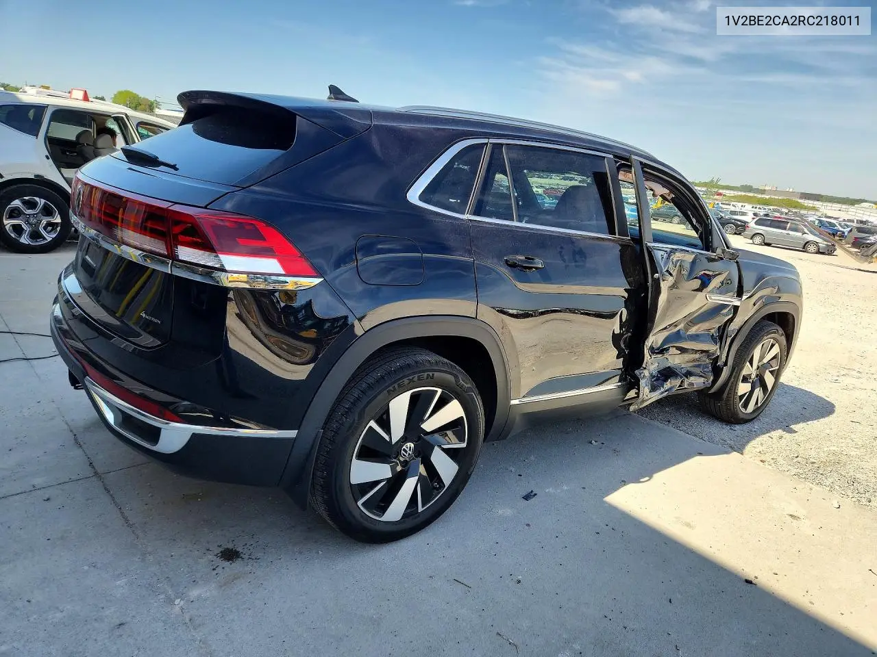 2024 Volkswagen Atlas Cross Sport Sel VIN: 1V2BE2CA2RC218011 Lot: 54850796