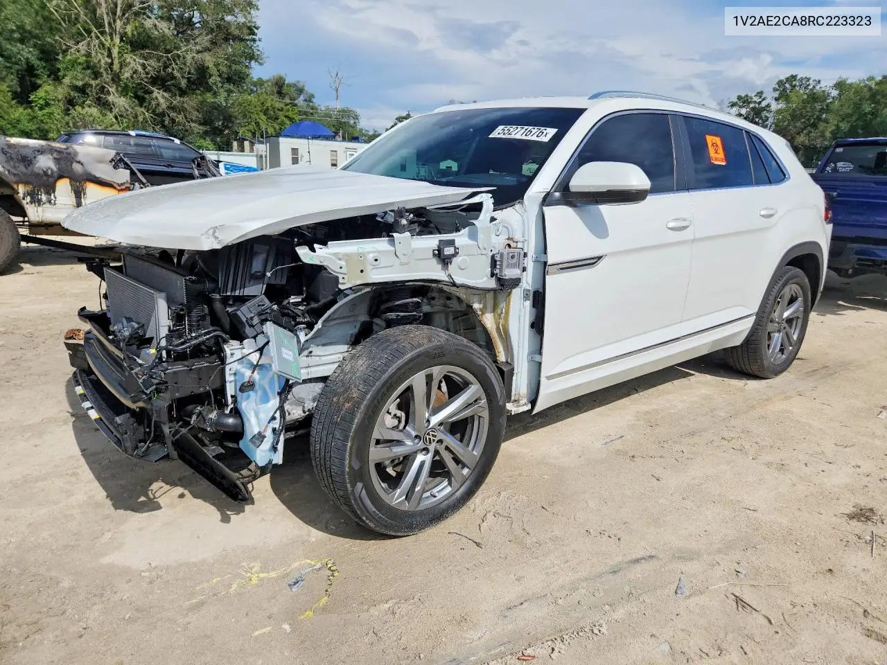 2024 Volkswagen Atlas Cross Sport Sel R-Line VIN: 1V2AE2CA8RC223323 Lot: 55271676