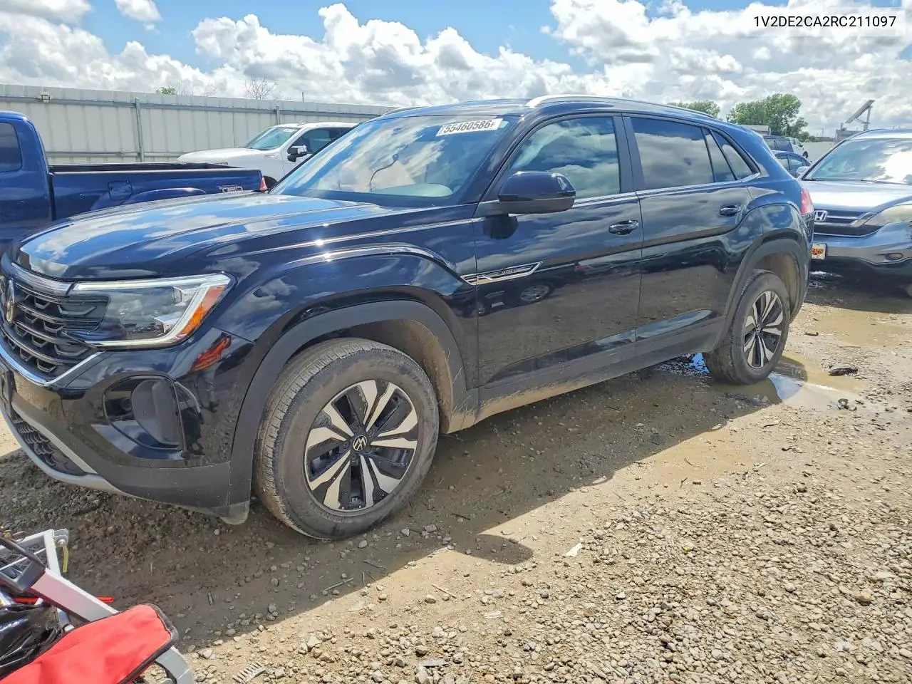 2024 Volkswagen Atlas Cross Sport Se VIN: 1V2DE2CA2RC211097 Lot: 55460586