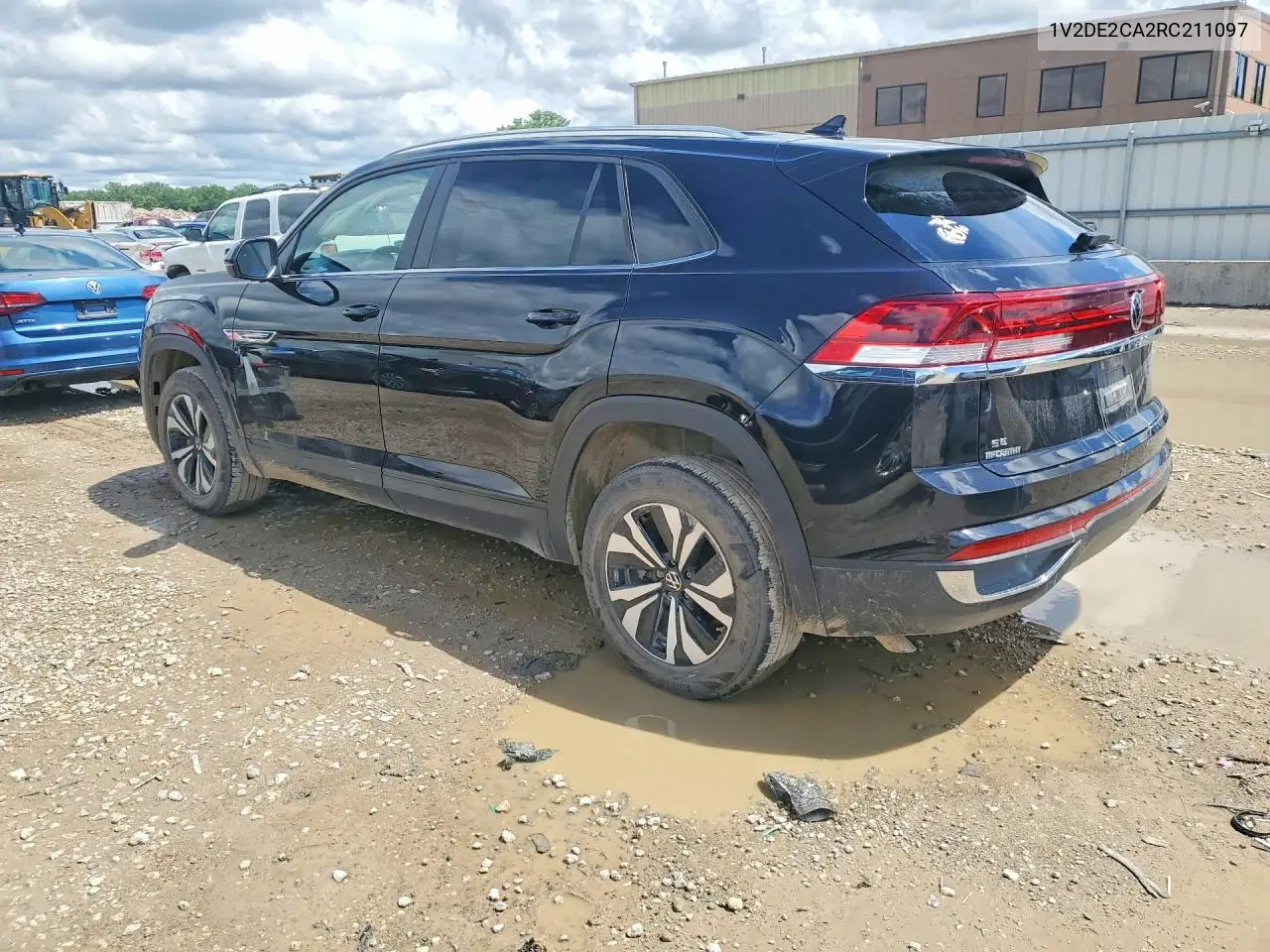 2024 Volkswagen Atlas Cross Sport Se VIN: 1V2DE2CA2RC211097 Lot: 55460586