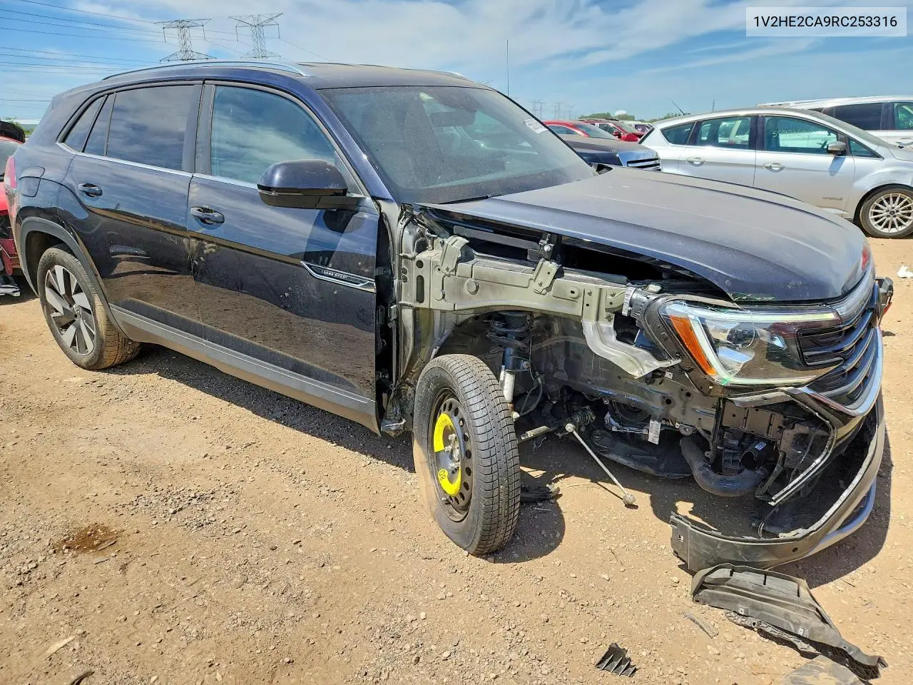 2024 Volkswagen Atlas Cross Sport Se VIN: 1V2HE2CA9RC253316 Lot: 55531926
