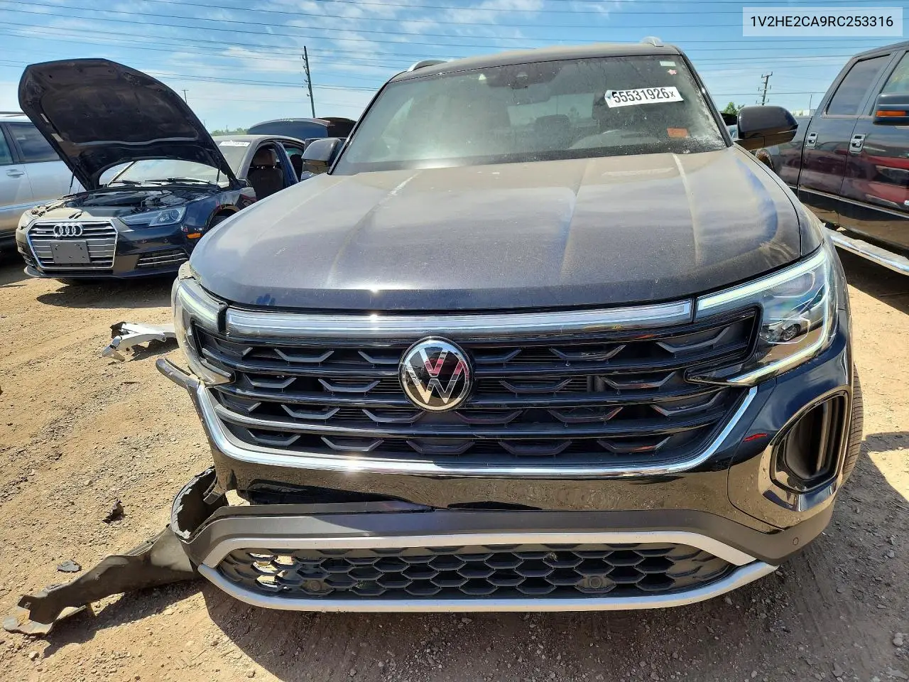 2024 Volkswagen Atlas Cross Sport Se VIN: 1V2HE2CA9RC253316 Lot: 55531926