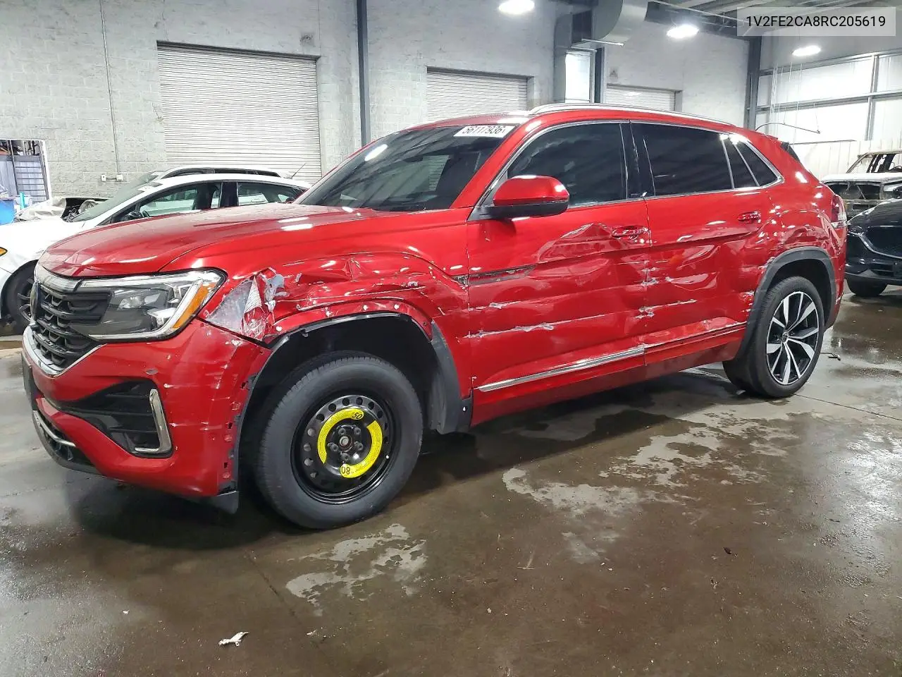 2024 Volkswagen Atlas Cross Sport Sel Premium R-Line VIN: 1V2FE2CA8RC205619 Lot: 56117936