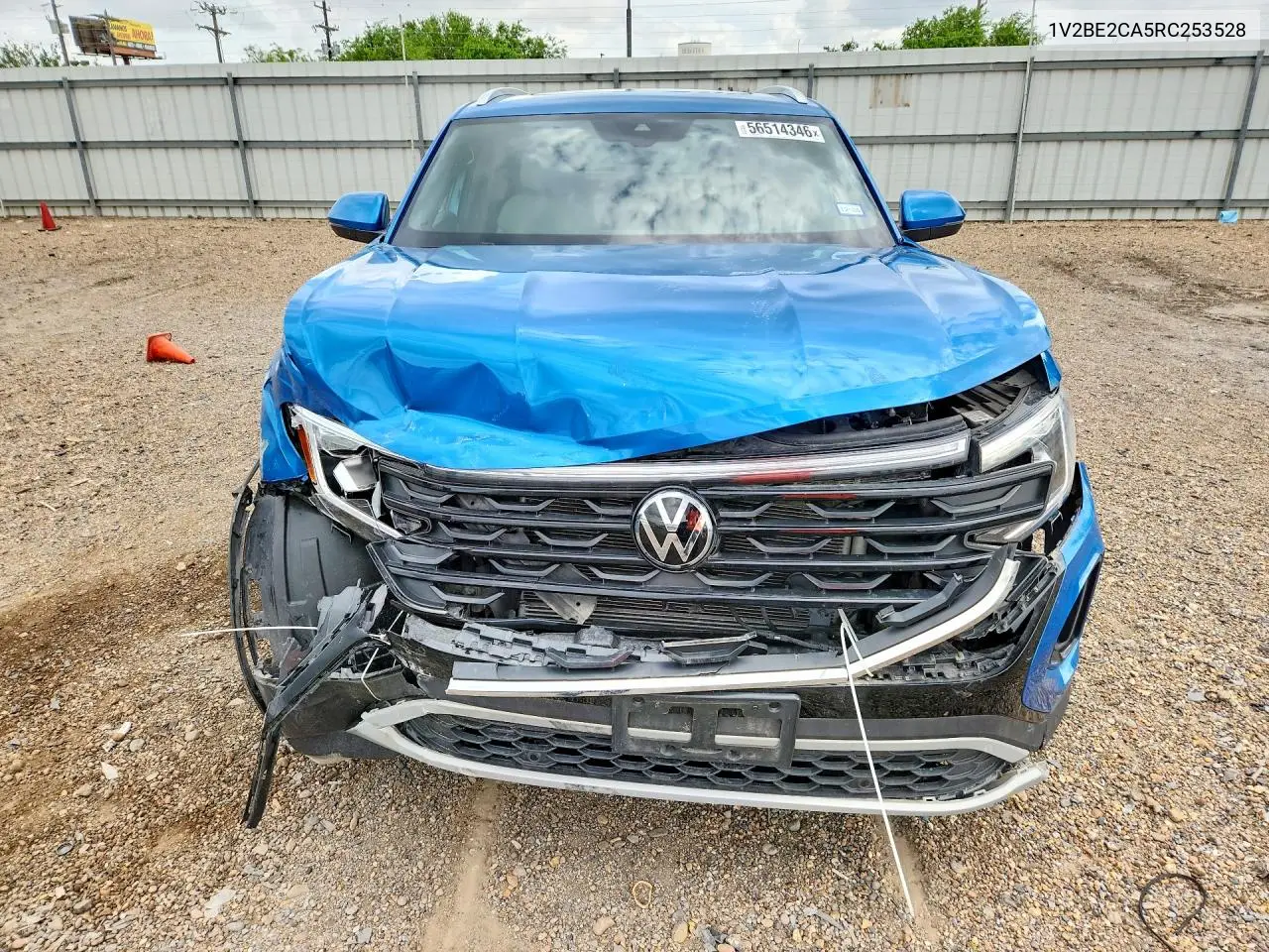 2024 Volkswagen Atlas Cross Sport Sel VIN: 1V2BE2CA5RC253528 Lot: 56514346