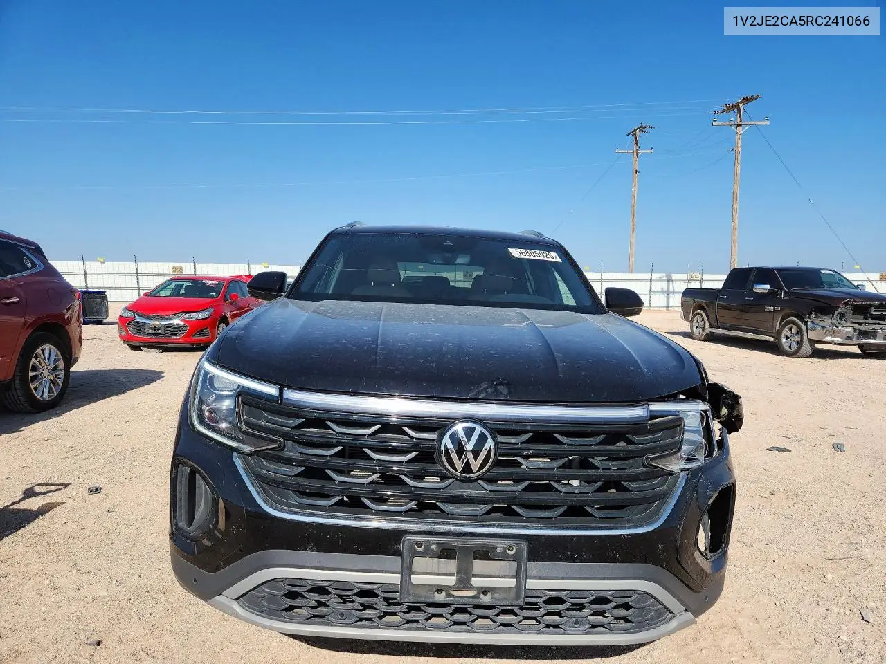 2024 Volkswagen Atlas Cross Sport Se VIN: 1V2JE2CA5RC241066 Lot: 56805926