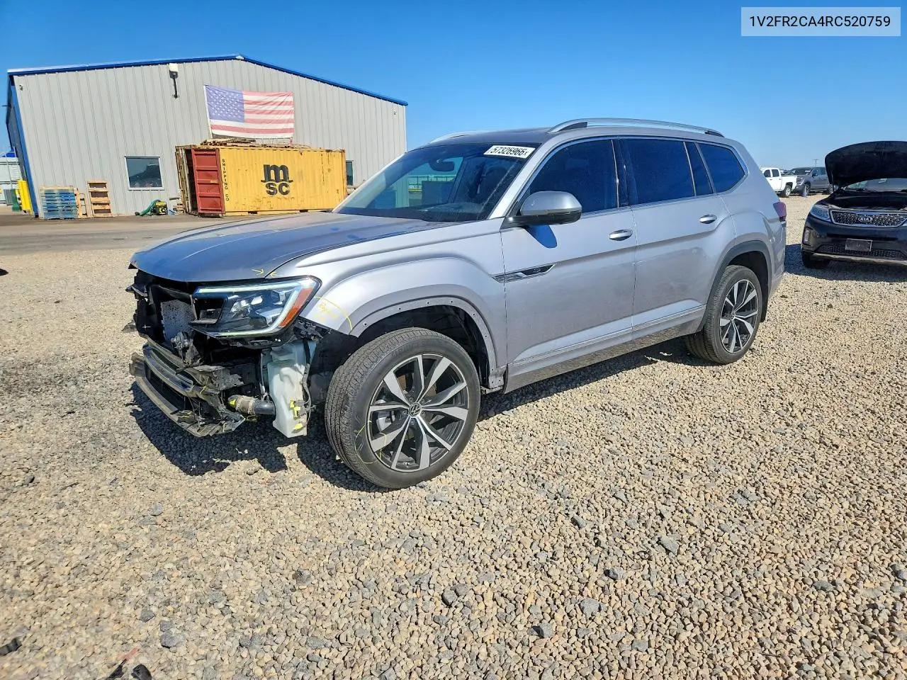 2024 Volkswagen Atlas Sel Premium R-Line VIN: 1V2FR2CA4RC520759 Lot: 57326966
