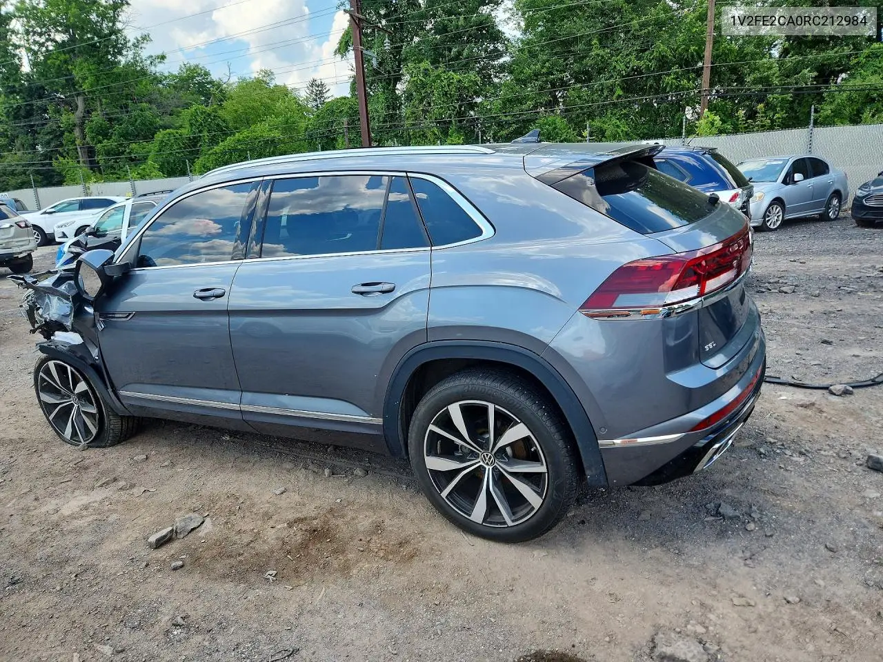 2024 Volkswagen Atlas Cross Sport Sel Premium R-Line VIN: 1V2FE2CA0RC212984 Lot: 57887236