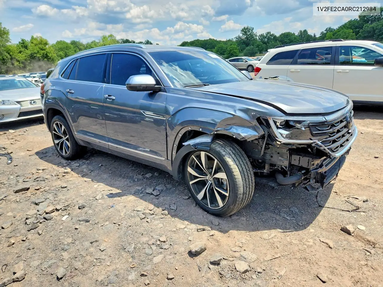 2024 Volkswagen Atlas Cross Sport Sel Premium R-Line VIN: 1V2FE2CA0RC212984 Lot: 57887236