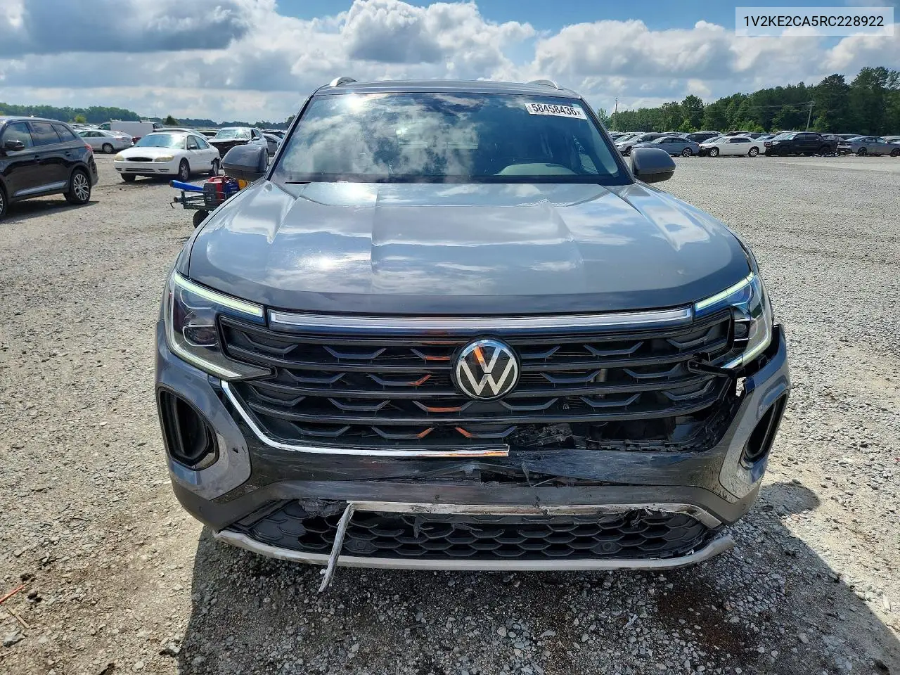 2024 Volkswagen Atlas Cross Sport Se VIN: 1V2KE2CA5RC228922 Lot: 58458436