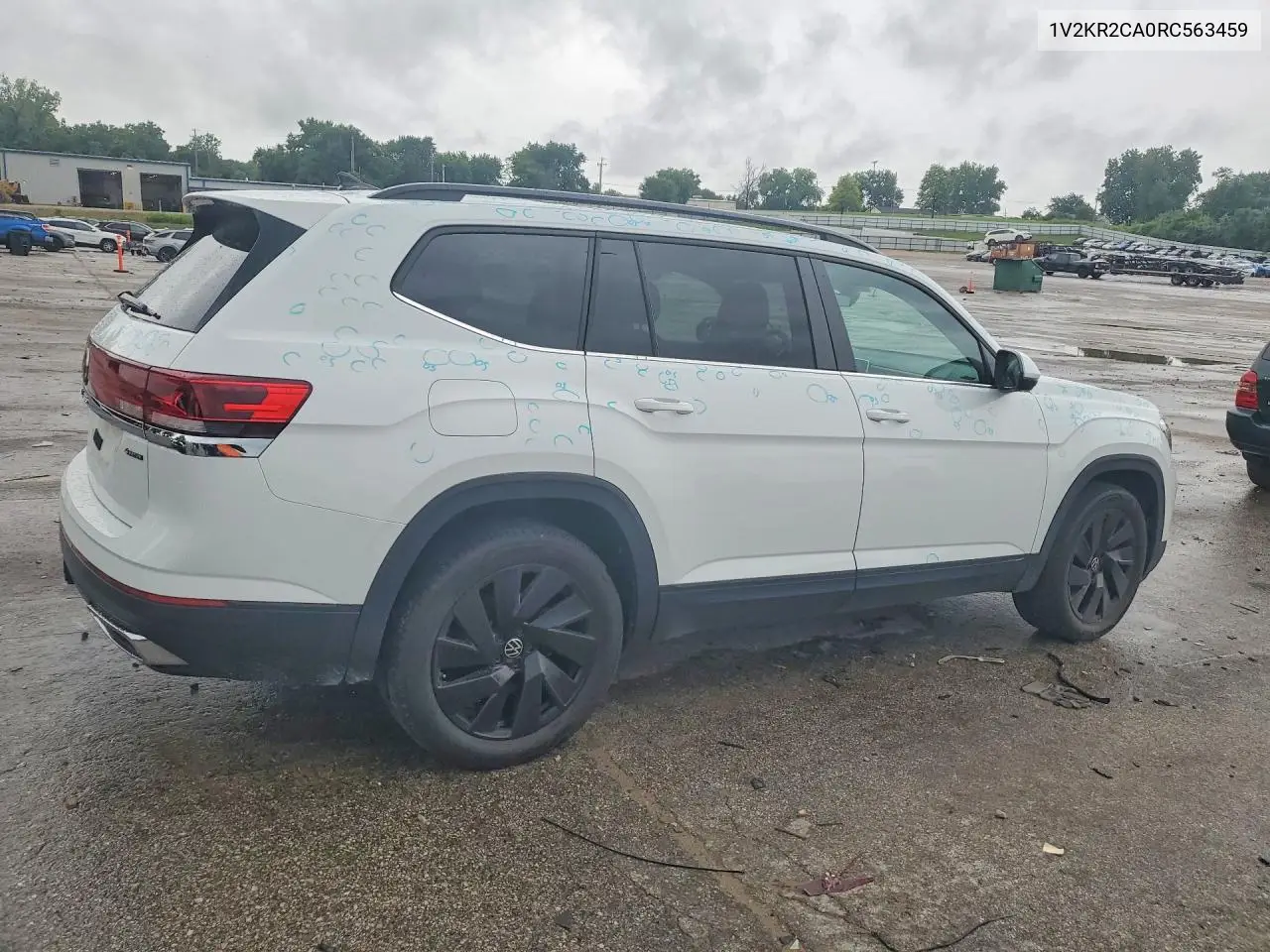 2024 Volkswagen Atlas Se VIN: 1V2KR2CA0RC563459 Lot: 58551116
