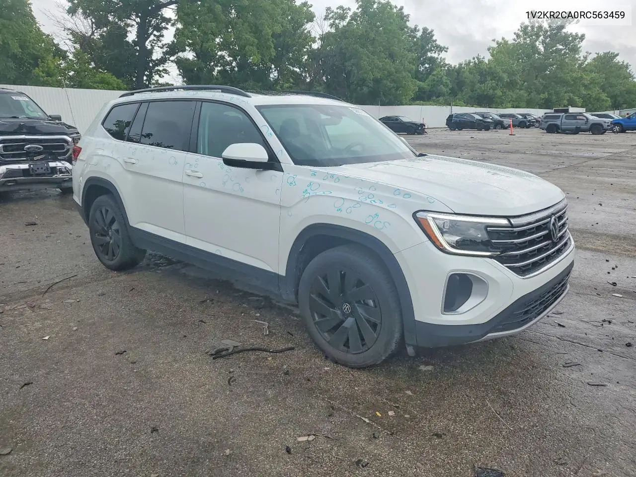 2024 Volkswagen Atlas Se VIN: 1V2KR2CA0RC563459 Lot: 58551116
