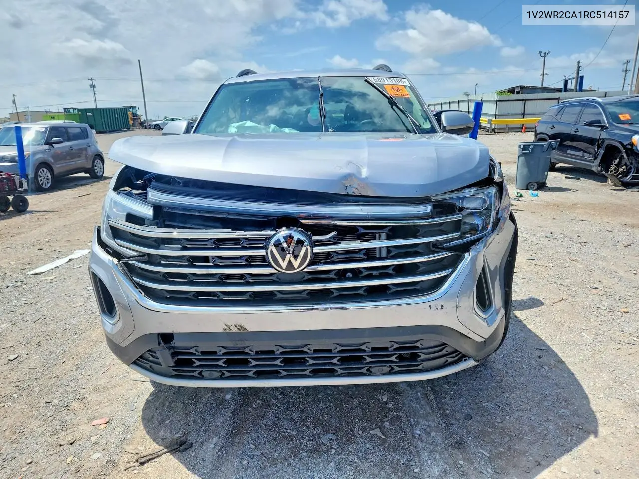 2024 Volkswagen Atlas Se VIN: 1V2WR2CA1RC514157 Lot: 58915106