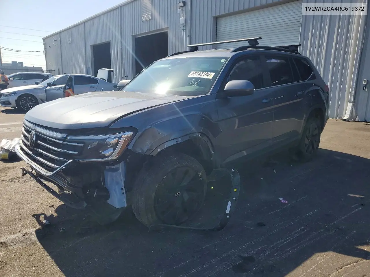 2024 Volkswagen Atlas Se VIN: 1V2WR2CA4RC619372 Lot: 59142106