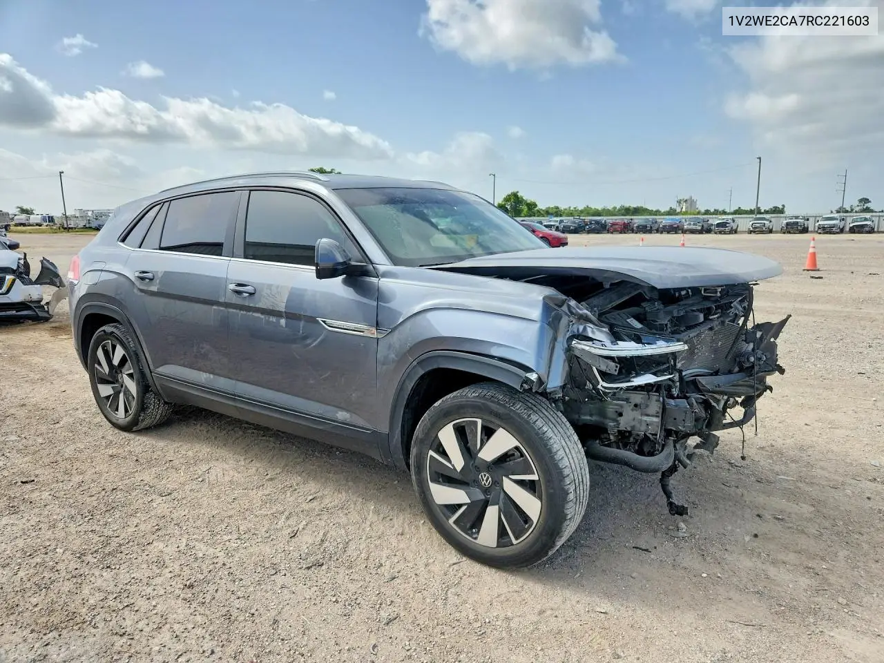 2024 Volkswagen Atlas Cross Sport Se VIN: 1V2WE2CA7RC221603 Lot: 59159536