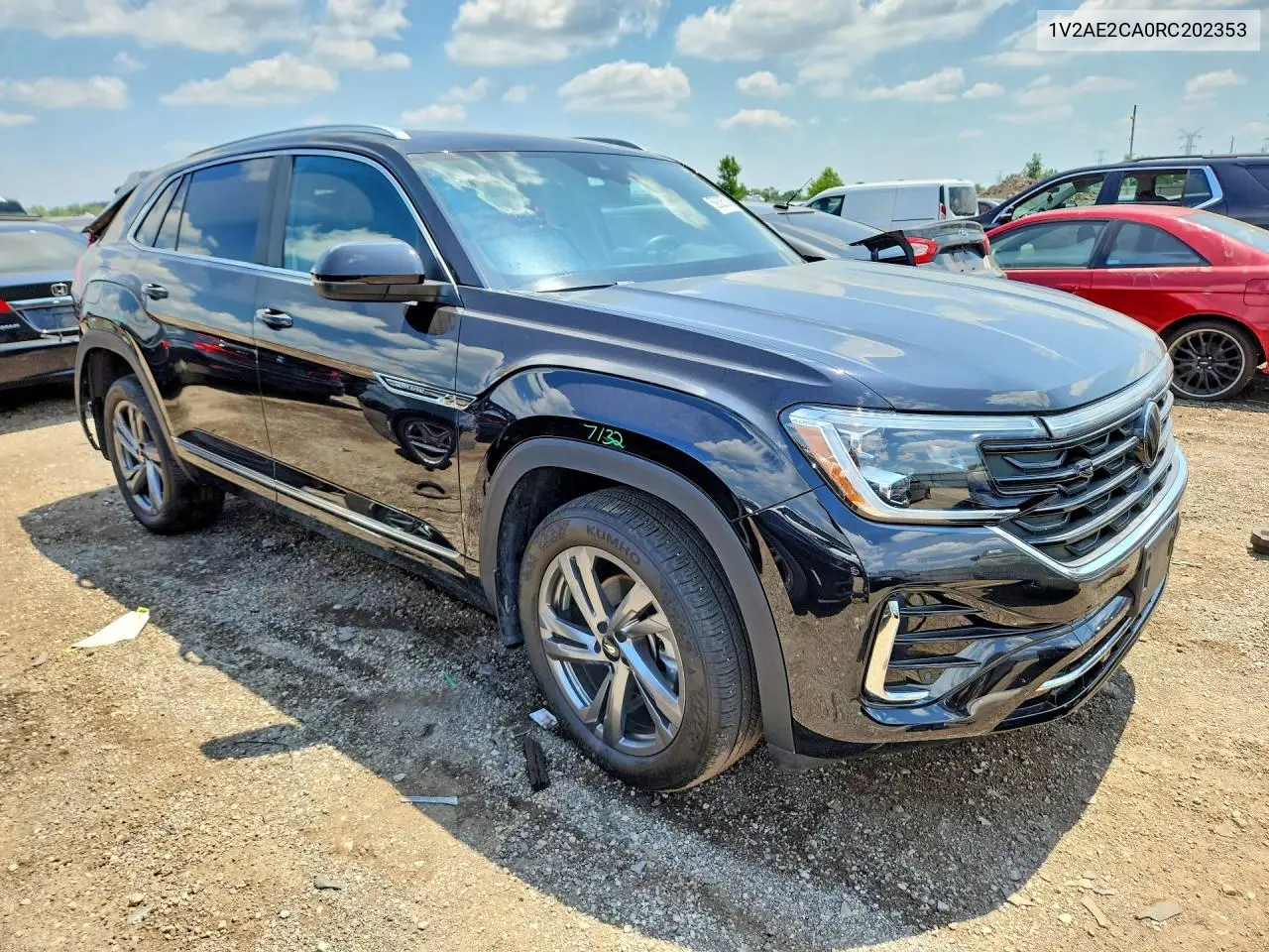 2024 Volkswagen Atlas Cross Sport Sel R-Line VIN: 1V2AE2CA0RC202353 Lot: 59336736