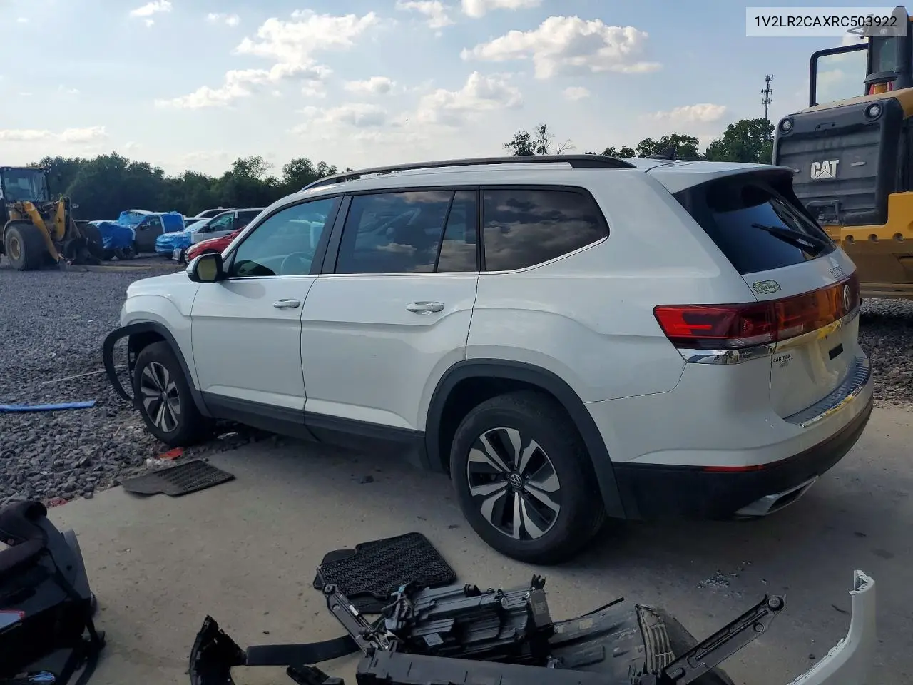 2024 Volkswagen Atlas Launch Model VIN: 1V2LR2CAXRC503922 Lot: 59658966