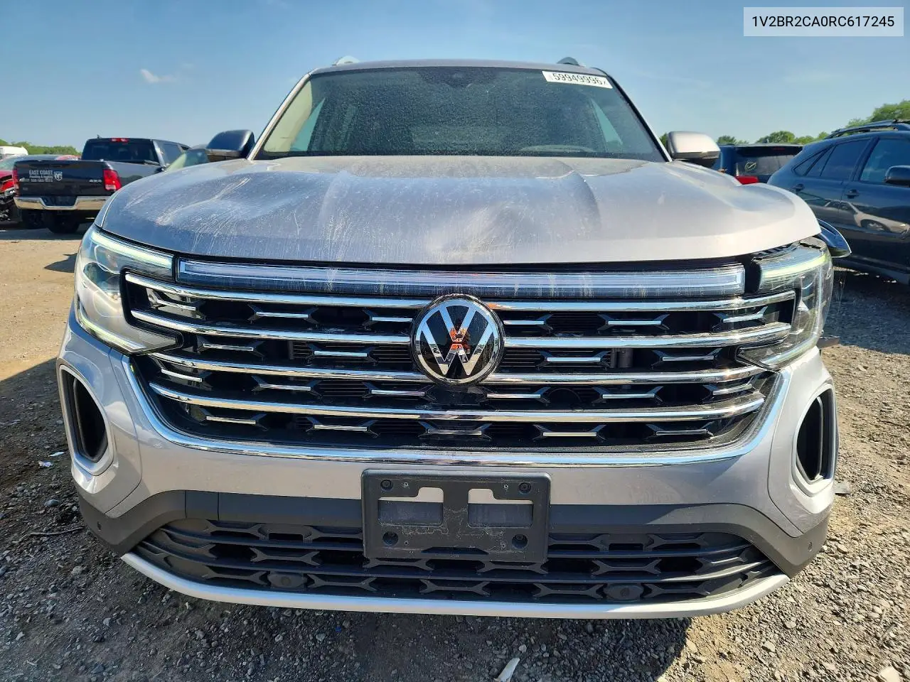 2024 Volkswagen Atlas Sel VIN: 1V2BR2CA0RC617245 Lot: 59949996