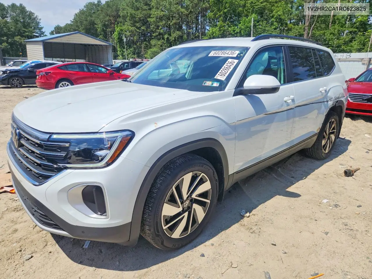 2024 Volkswagen Atlas Se VIN: 1V2HR2CA1RC623825 Lot: 60286436