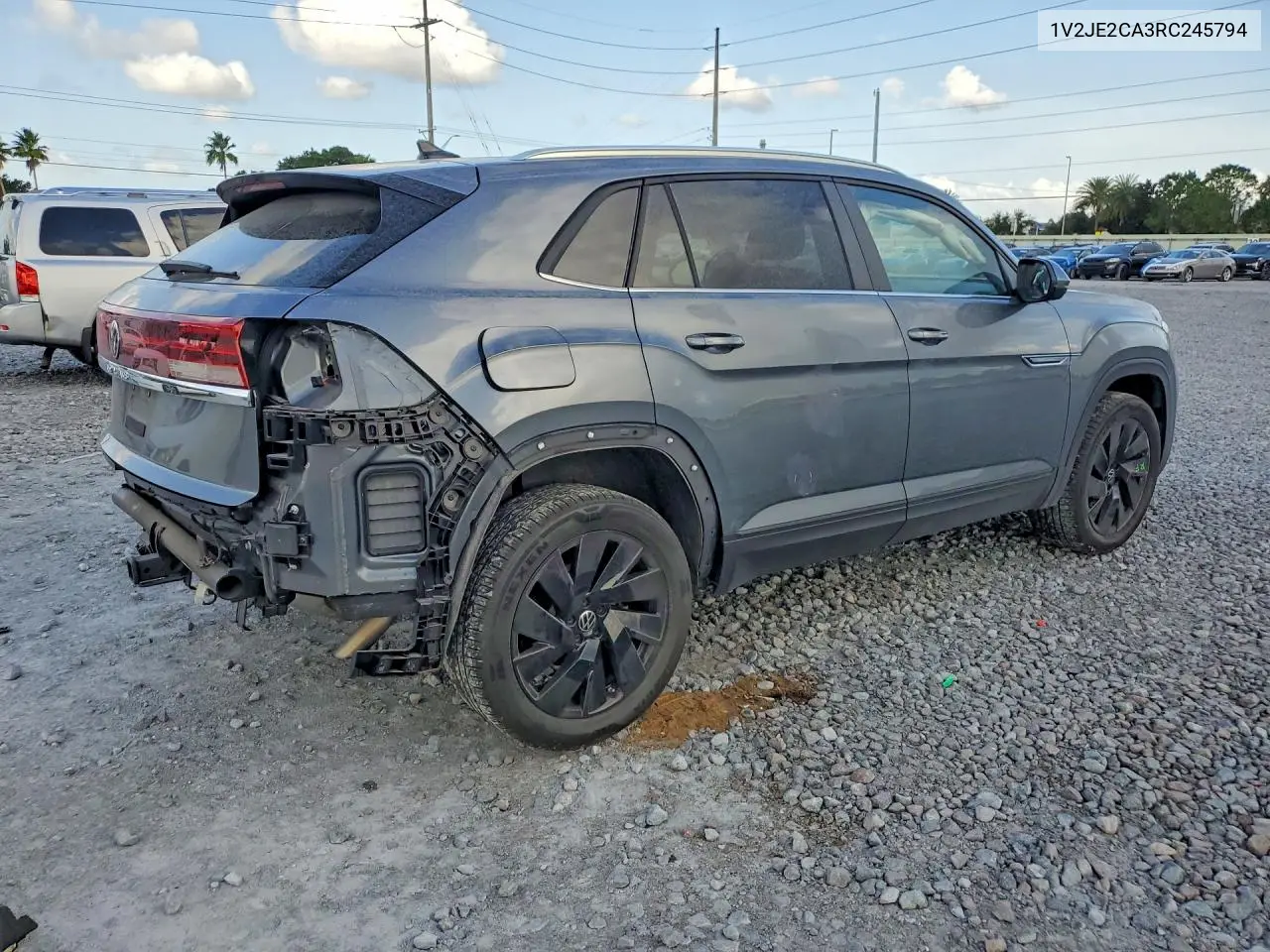 2024 Volkswagen Atlas Cross Sport Se VIN: 1V2JE2CA3RC245794 Lot: 61082556