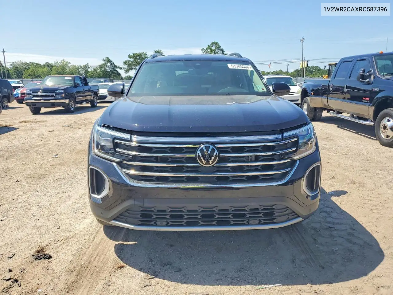 2024 Volkswagen Atlas Se VIN: 1V2WR2CAXRC587396 Lot: 61305006
