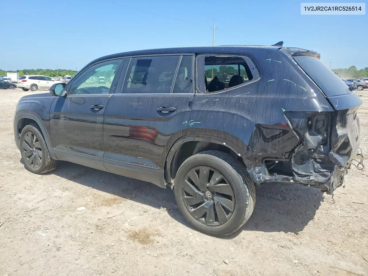 2024 Volkswagen Atlas Se VIN: 1V2JR2CA1RC526514 Lot: 61559456
