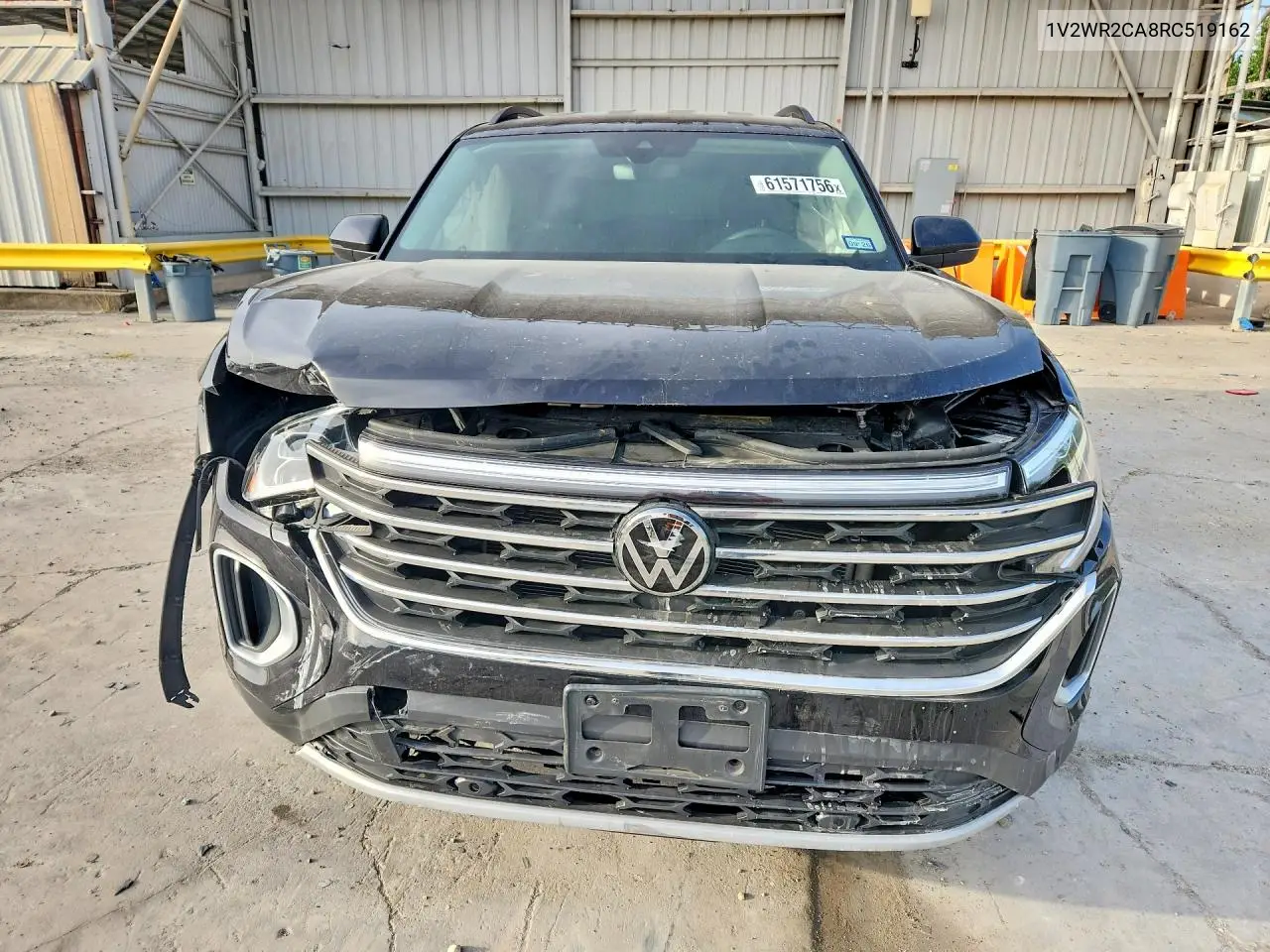 2024 Volkswagen Atlas Se VIN: 1V2WR2CA8RC519162 Lot: 61571756
