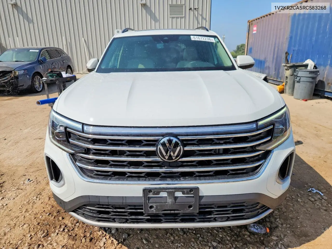 2024 Volkswagen Atlas Se VIN: 1V2KR2CA5RC583268 Lot: 61672236