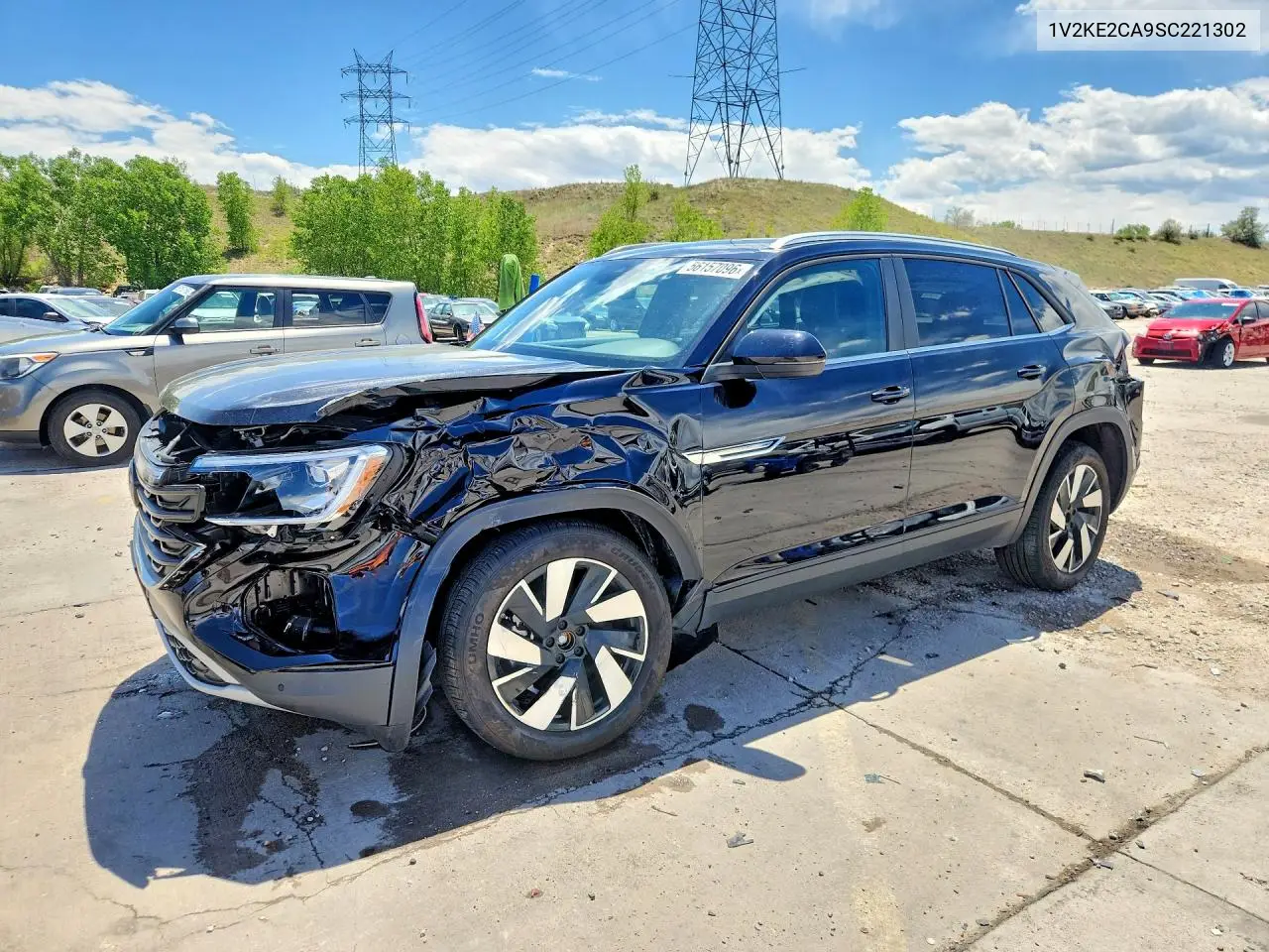 2025 Volkswagen Atlas Cross Sport Se VIN: 1V2KE2CA9SC221302 Lot: 56157096