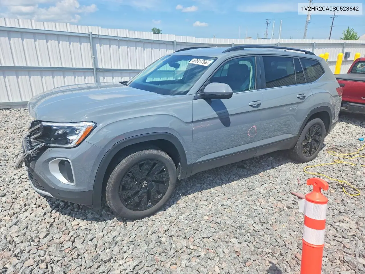 2025 Volkswagen Atlas Se VIN: 1V2HR2CA0SC523642 Lot: 58624766