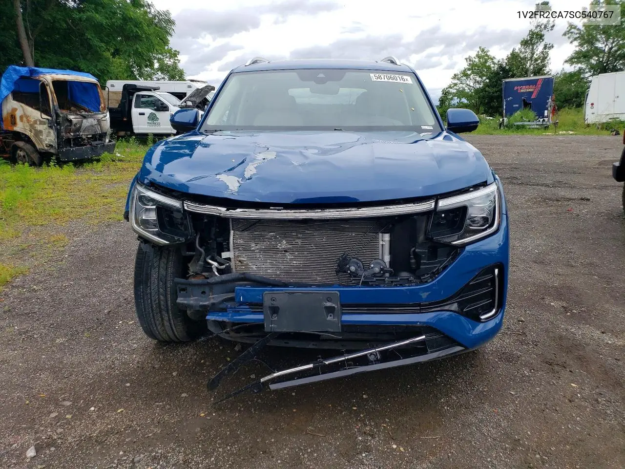 2025 Volkswagen Atlas Sel Premium R-Line VIN: 1V2FR2CA7SC540767 Lot: 58706016