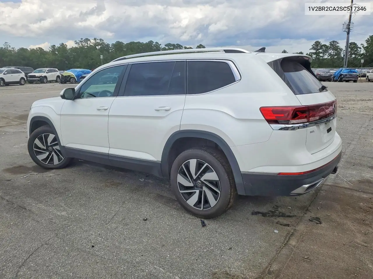 2025 Volkswagen Atlas Sel VIN: 1V2BR2CA2SC517346 Lot: 58970106