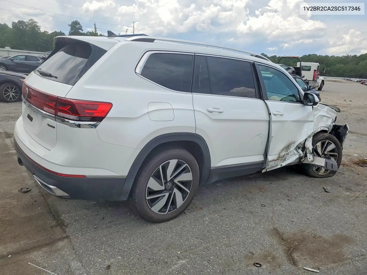 2025 Volkswagen Atlas Sel VIN: 1V2BR2CA2SC517346 Lot: 58970106