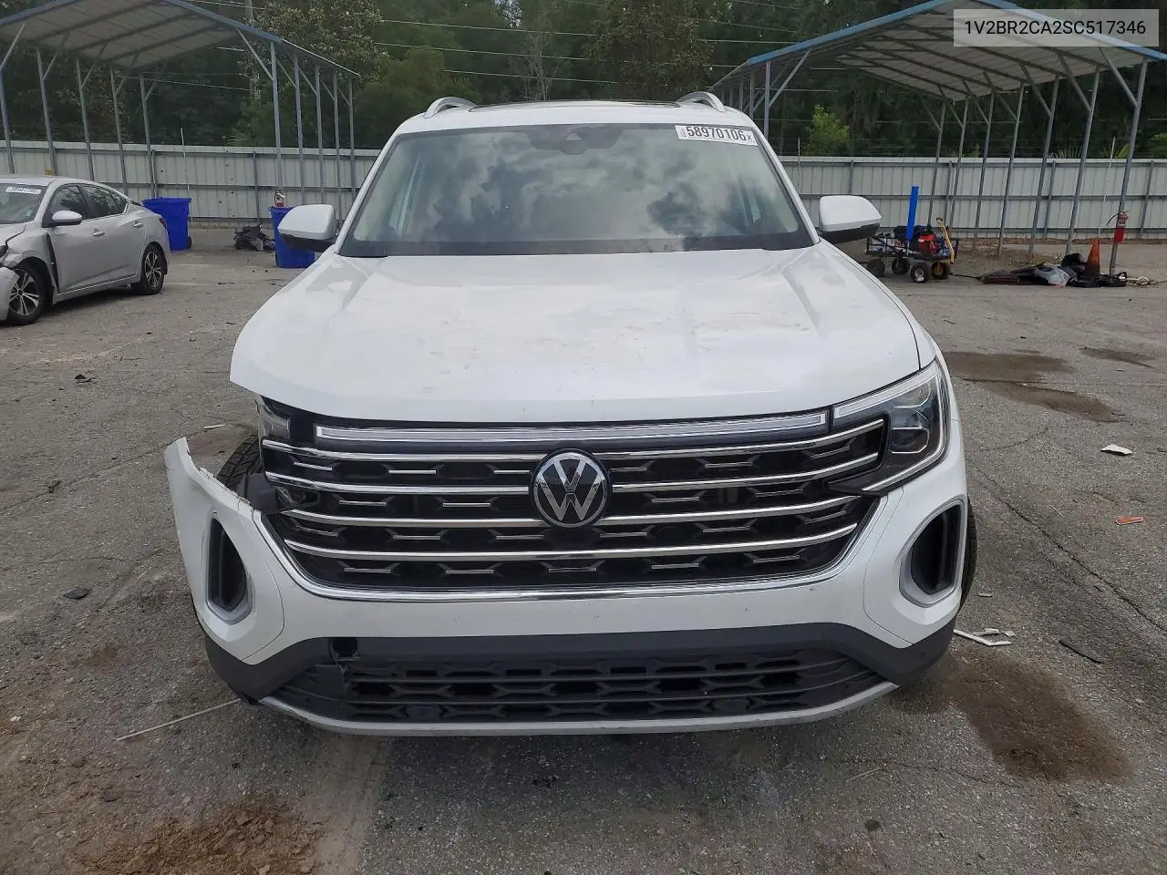 2025 Volkswagen Atlas Sel VIN: 1V2BR2CA2SC517346 Lot: 58970106