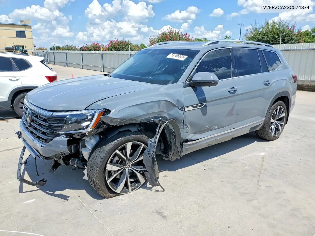 2025 Volkswagen Atlas Sel Premium R-Line VIN: 1V2FR2CA2SC574874 Lot: 59706686