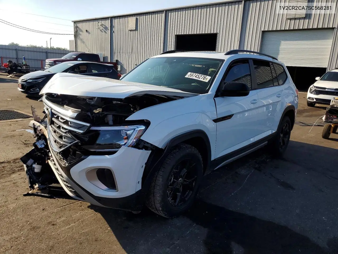 2025 Volkswagen Atlas Peak Edition Se VIN: 1V2CR2CA7SC568281 Lot: 59745276