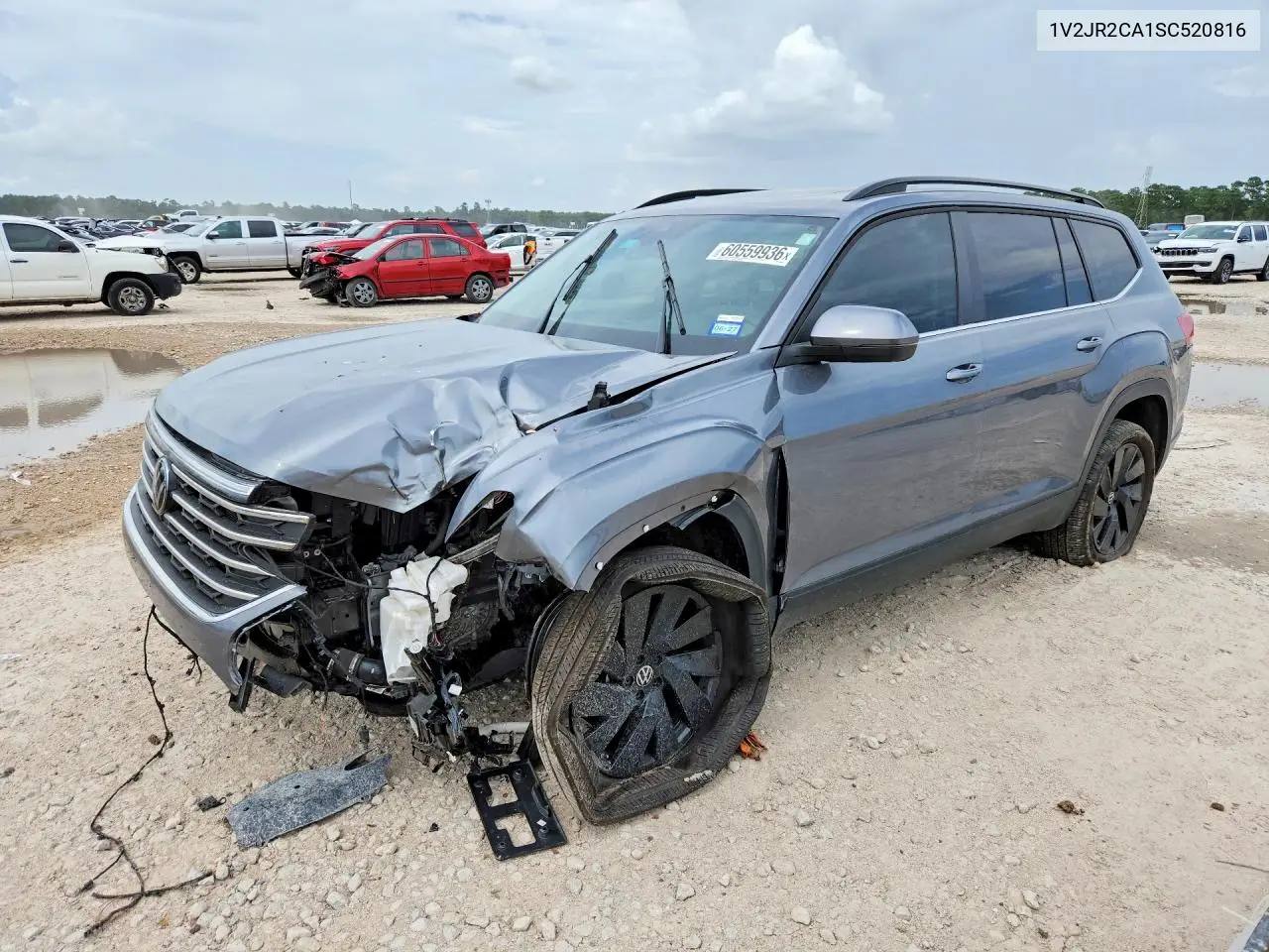 2025 Volkswagen Atlas Se VIN: 1V2JR2CA1SC520816 Lot: 60559936