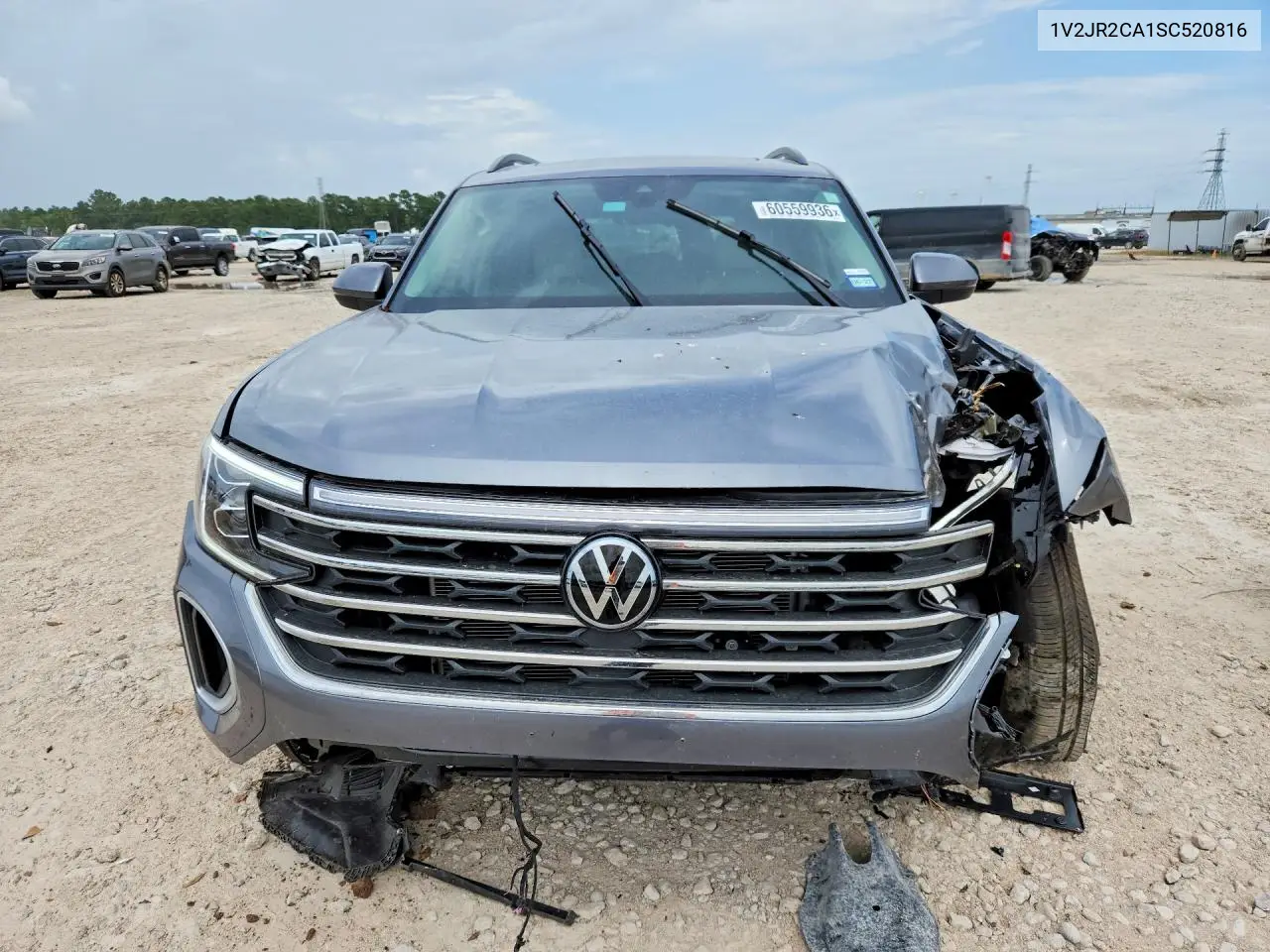 2025 Volkswagen Atlas Se VIN: 1V2JR2CA1SC520816 Lot: 60559936