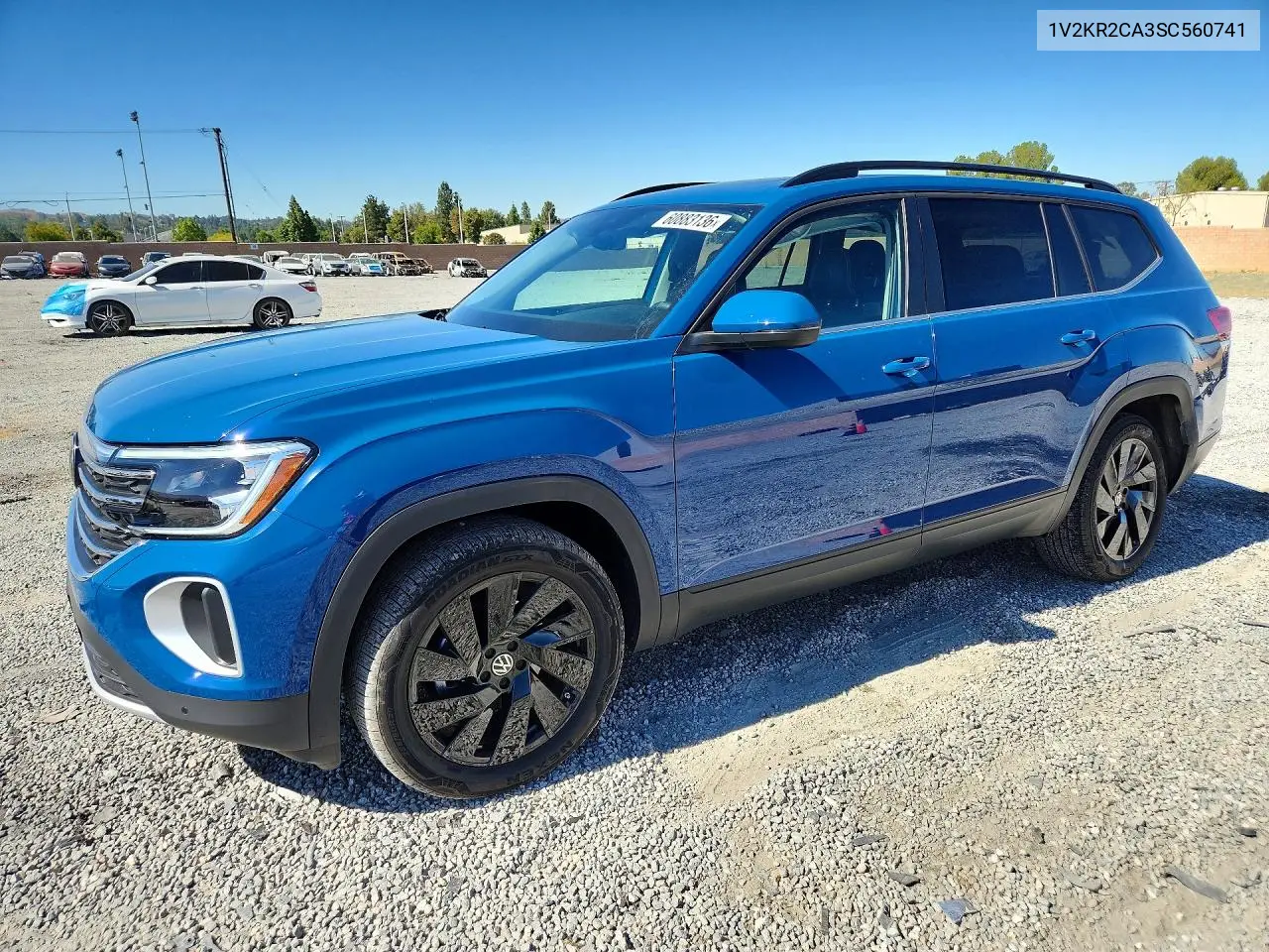 2025 Volkswagen Atlas Se VIN: 1V2KR2CA3SC560741 Lot: 60883136