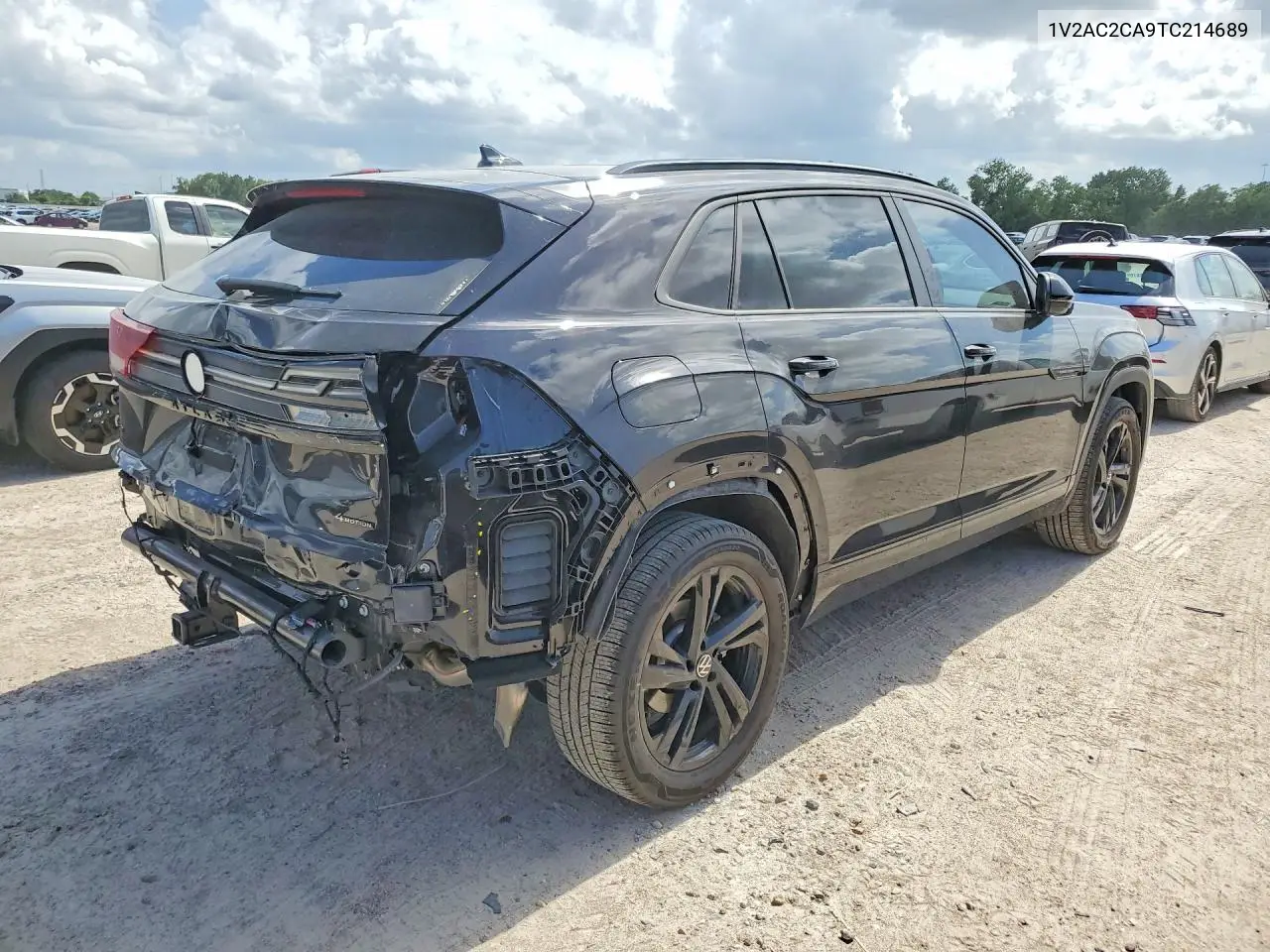 2026 Volkswagen Atlas Cross Sport Sel R-Line Black VIN: 1V2AC2CA9TC214689 Lot: 56859106