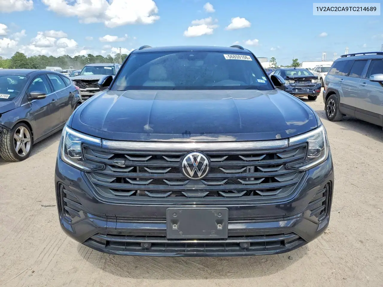 2026 Volkswagen Atlas Cross Sport Sel R-Line Black VIN: 1V2AC2CA9TC214689 Lot: 56859106