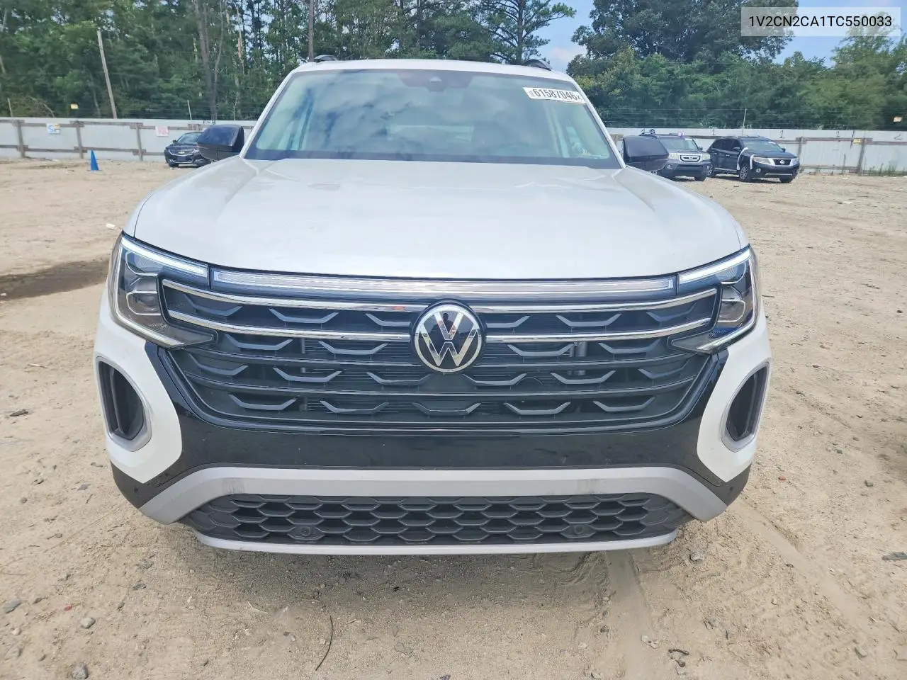 2026 Volkswagen Atlas Peak Edition Se VIN: 1V2CN2CA1TC550033 Lot: 61587046