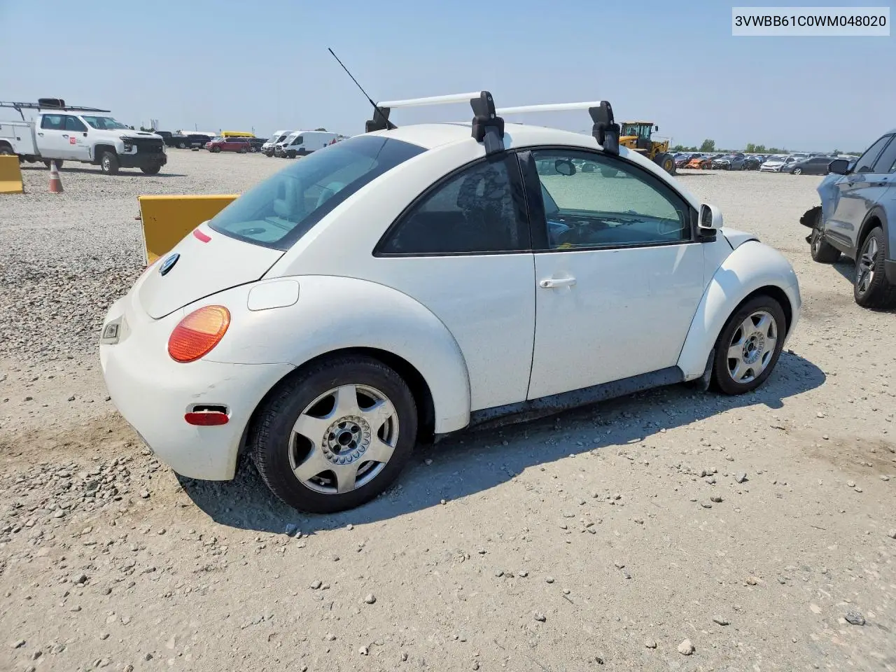 1998 Volkswagen New Beetle VIN: 3VWBB61C0WM048020 Lot: 59698386