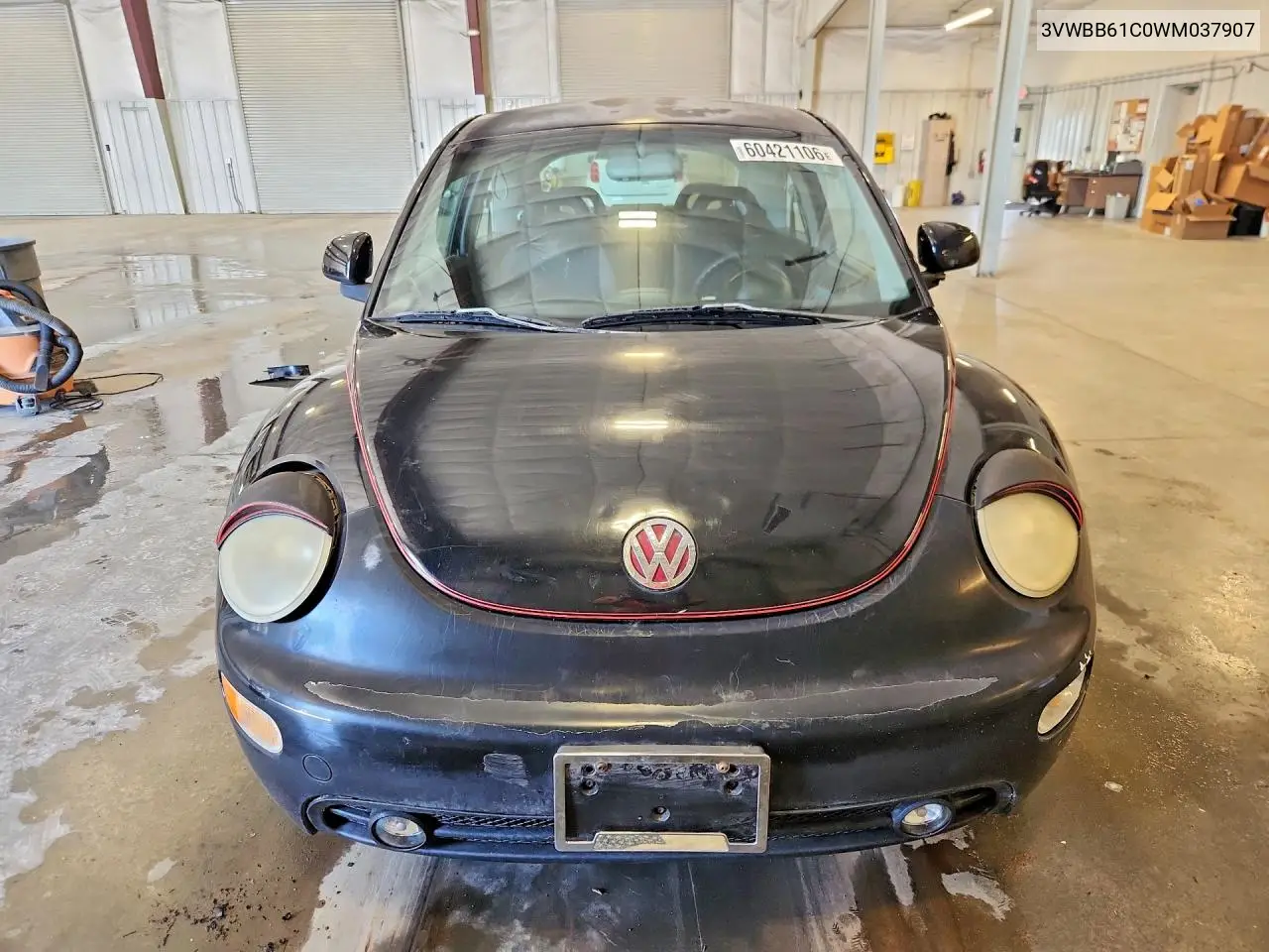 1998 Volkswagen New Beetle VIN: 3VWBB61C0WM037907 Lot: 60421106
